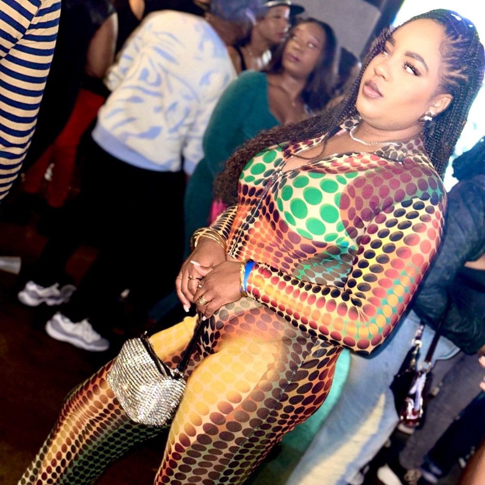Jean Paul Gaultier Brown Dots Track Jacket